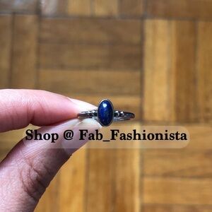 James Avery rare retired lapis sterling silver ring